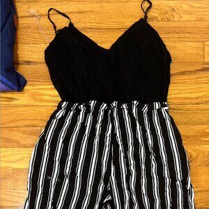 Afforable striped romper for all kinds of activties